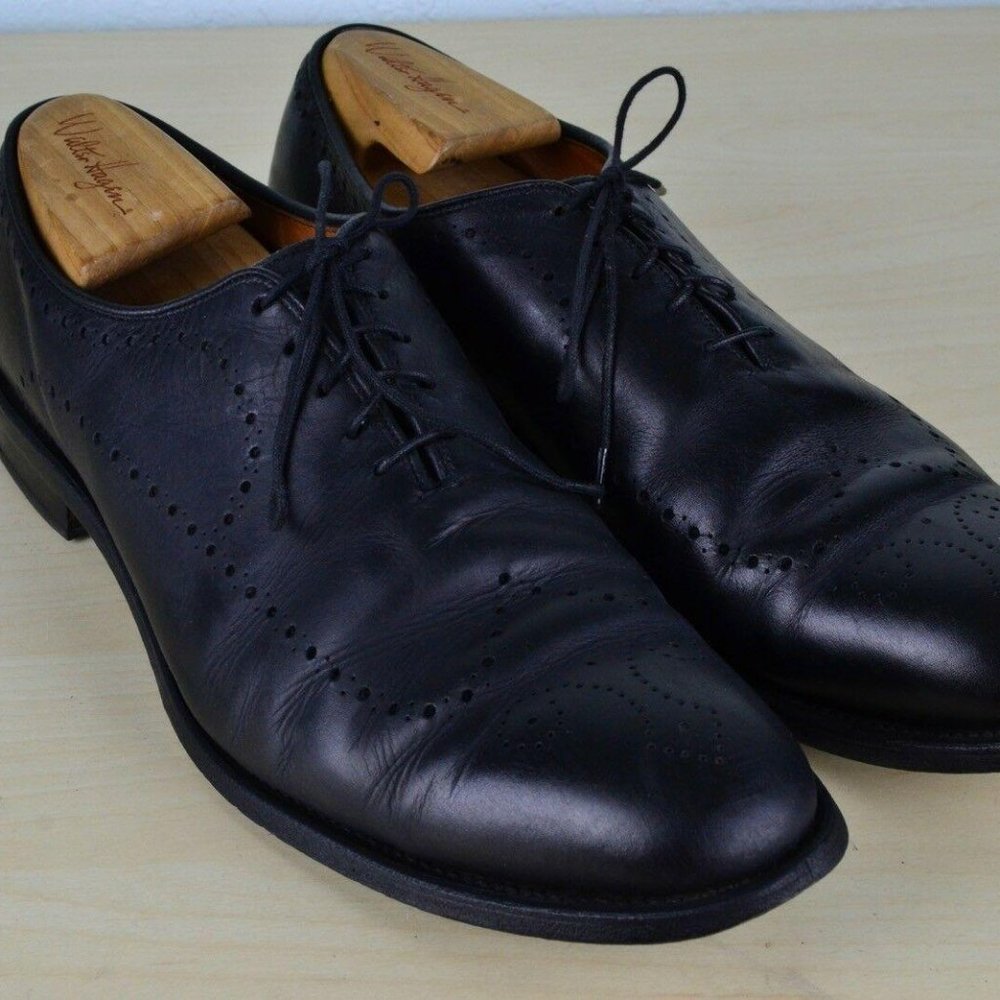 Allen Edmonds Fairfax Broque Black Oxford Leather